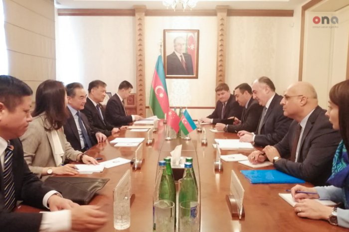   Azerbaijan, China FMs hold a meeting  