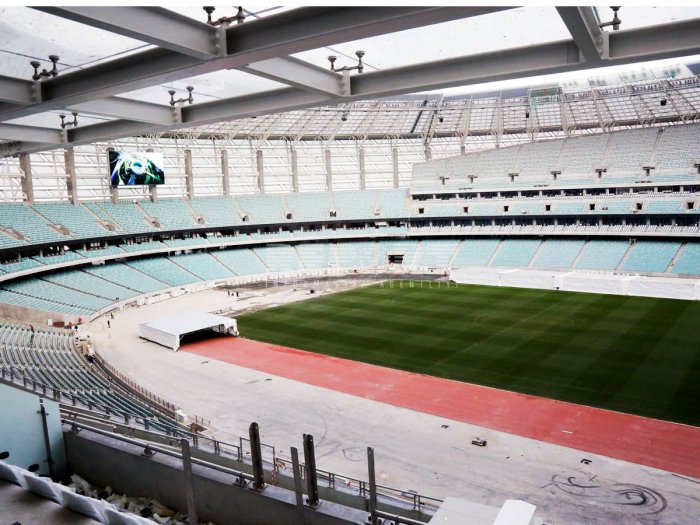  Lawn at Baku Olympic Stadium receives highest appraisal from UEFA 
