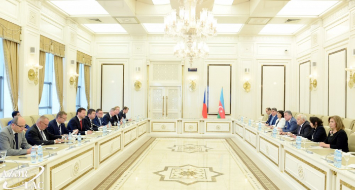   Se abordaron las relaciones interparlamentarias entre Azerbaiyán y la República Checa  