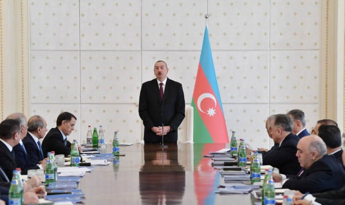   Président Aliyev:  "L