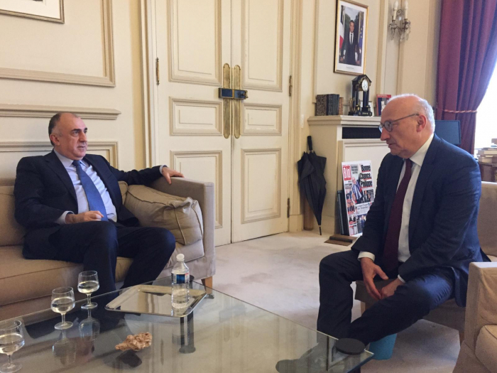   Canciller azerbaiyano se reúne con el consejero de Macron  