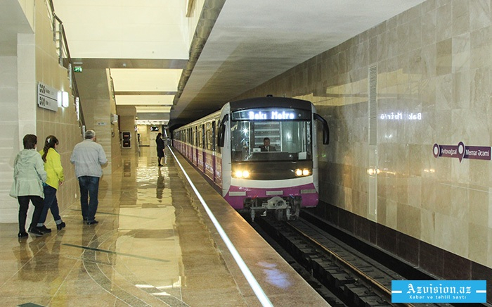 Bakı metrosunda yeni sərinkeşlər quraşdırılır