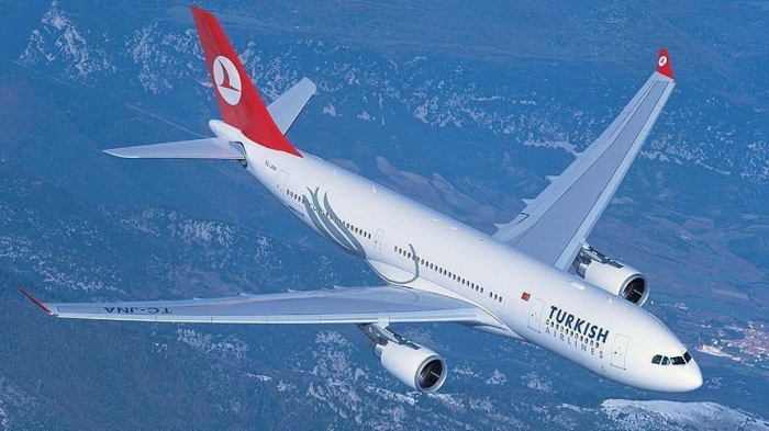   Un avion de la Turkish Airlines atterrit d