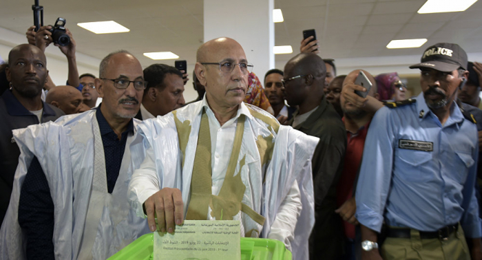 نتائج مبكرة تشير إلى حصول مرشح الحزب الحاكم في موريتانيا على نسبة 50.72%
 