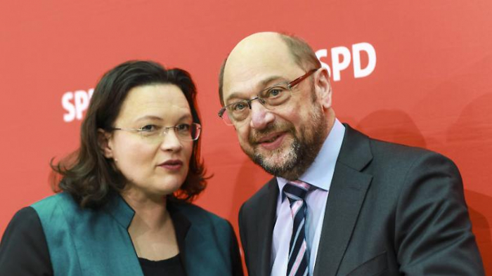 Schulz will nicht gegen Nahles antreten