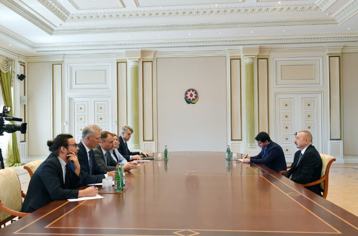  Le président azerbaïdjanais a rencontré le représentant spécial de l