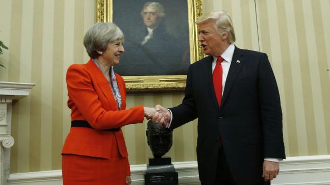   May ruft Trump zu bilateralem Handelsabkommen auf  