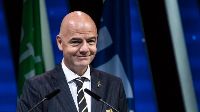  Infantino re-elected FIFA president for four-year term 