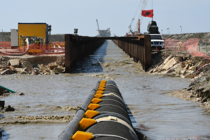   La construction du tronçon sous-marin de TAP dans les eaux albanaises s’est achevée  