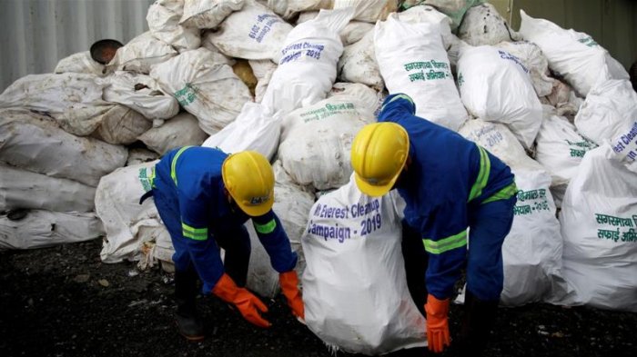 Four bodies, 11 tonnes of rubbish collected in Everest clean-up
