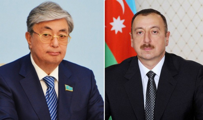  Conversation téléphonique entre Ilham Aliyev et Kassym-Jomart Tokaïev 