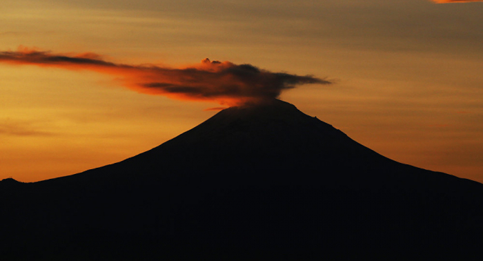   Se registra una explosión en el volcán Popocatépetl  