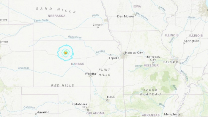   Se registra un sismo de magnitud 4,4 en Kansas  