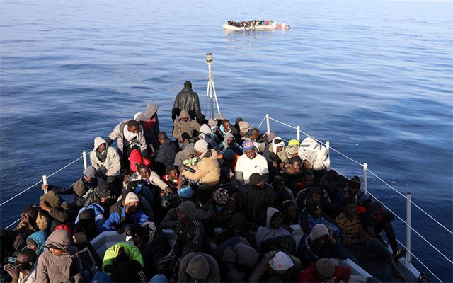 Libyan navy says rescues 199 migrants off western coast