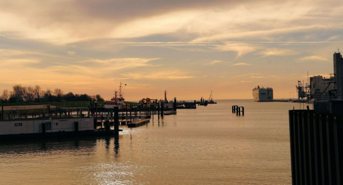 Emden: Kreuzfahrtschiff rammt Holzpfahl im Hafen