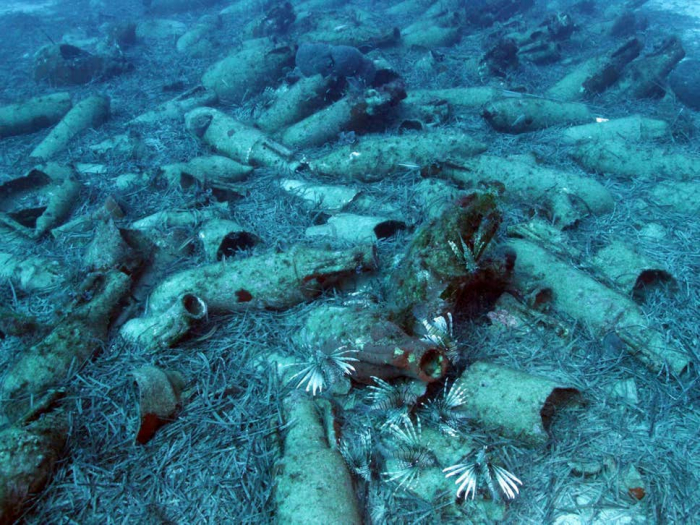 Ancient Roman shipwreck discovered undisturbed in Mediterranean