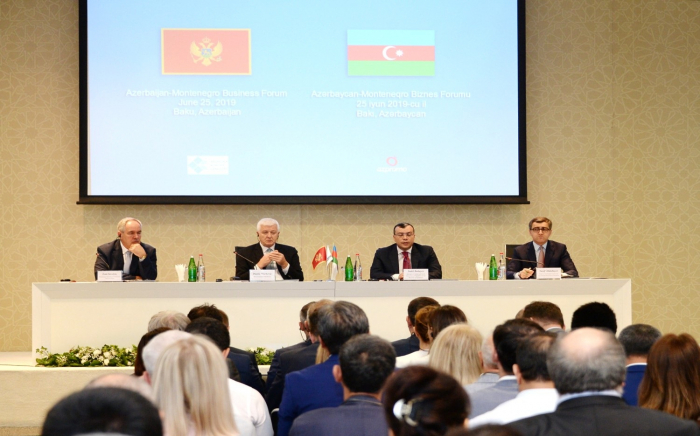  Bakú acoge el foro de negocios Azerbaiyán-Montenegro 
