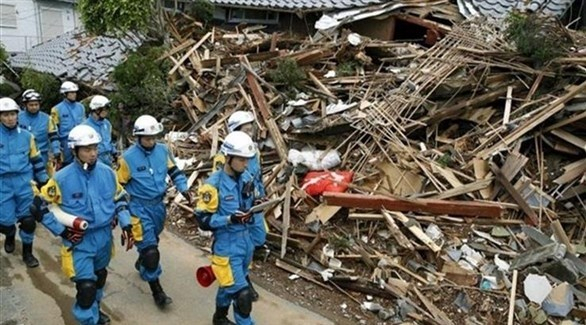 21 مصاباُ جراء هزة أرضية قوية شمال غربي اليابان