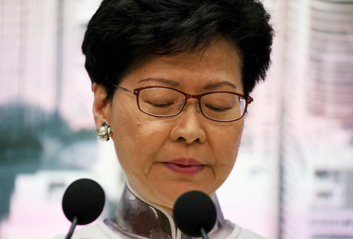 China stands by Hong Kong leader after days of street protests