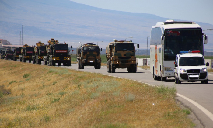 «La fraternité inébranlable 2019»:  Des militaires turcs arrivent au Nakhitchevan pour participer aux exercices 