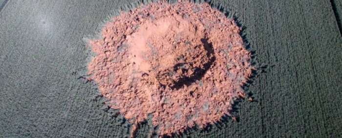 Forgotten bomb from WWII has ripped a huge crater in Central Germany
