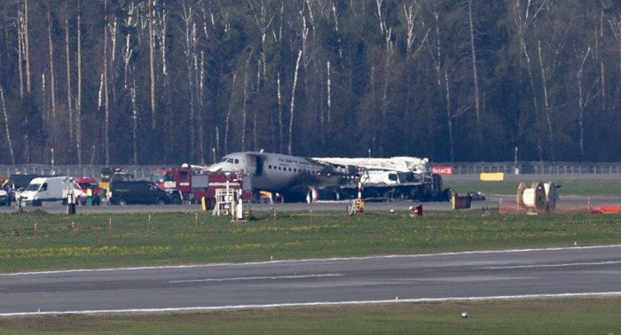 Crashed SSJ100