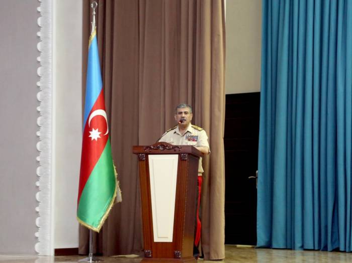   Zakir Hasanov: Military personnel must be educated in spirit of love for Motherland and hatred of enemy  