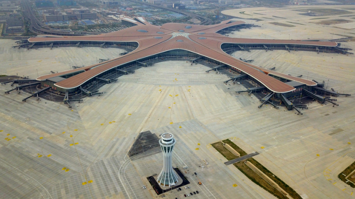   VIDEO, FOTOS:   Concluyen en Pekín las obras del aeropuerto más grande del mundo