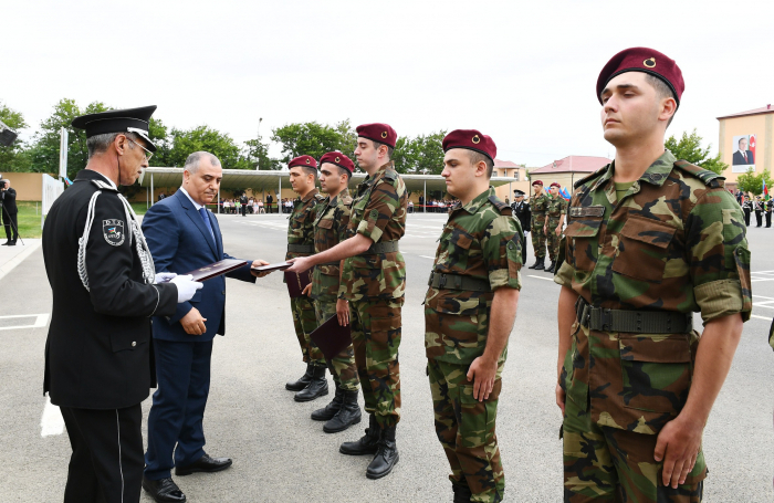  Ceremonia de permiso de los militares del Servicio de Seguridad del Estado a la reserva del servicio militar ordinario 