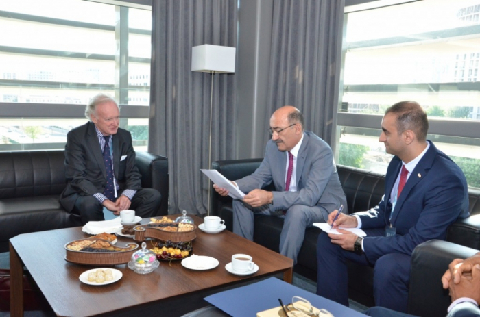   Azerbaijani Minister of Culture meets with Permanent Delegate of Saint Kitts and Nevis to UNESCO  