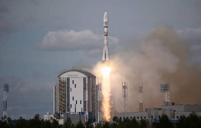   Carrier rocket Soyuz-2.1b with satellite Meteor-M launched from Vostochny Cosmodrome  