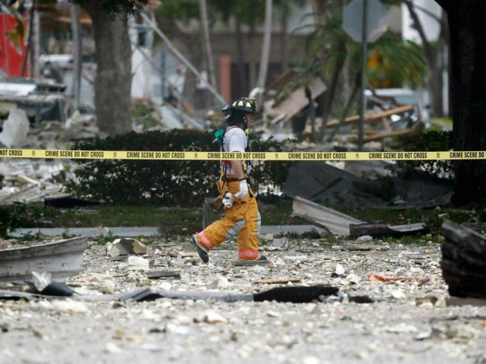 Twenty injured in gas blast at Florida shopping centre