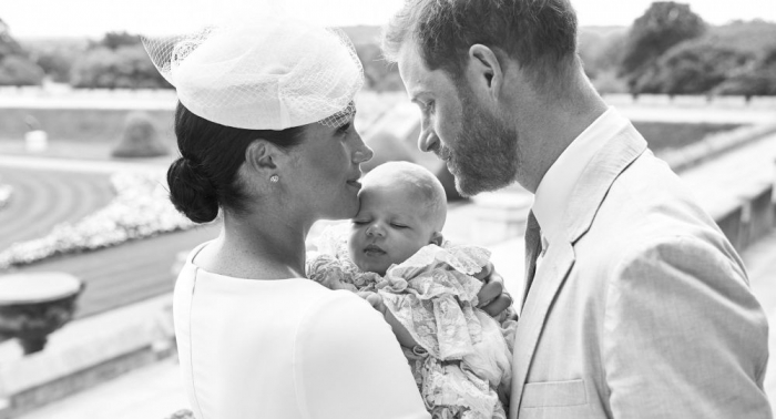  Meghan y Harry bautizan a su hijo Archie:  ¿quién falta en la foto familiar?