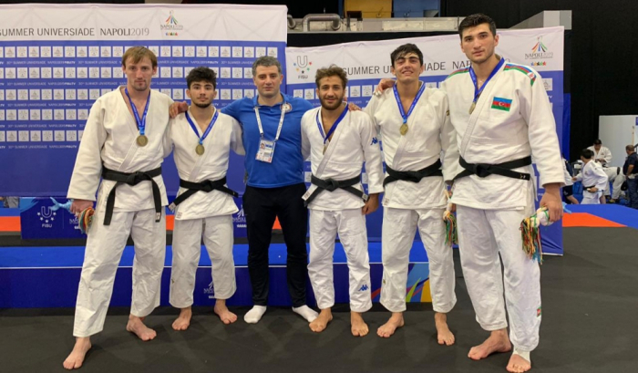   Judoistas azerbaiyanos terminaron la XXX Universiada Mundial de Verano con la medalla de bronce  