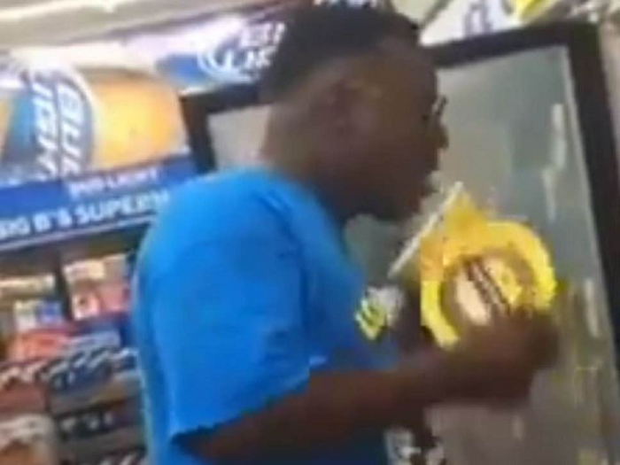 Man arrested for licking ice cream and putting it back in shop freezer