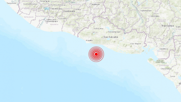   El Salvador:   Un sismo de magnitud 4,8 sacude la costa de La Libertad