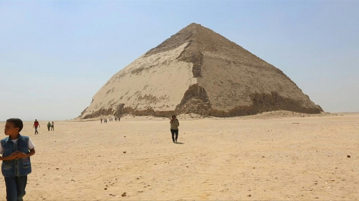 Egypt unveils 2 ancient pyramids, collection of artifacts