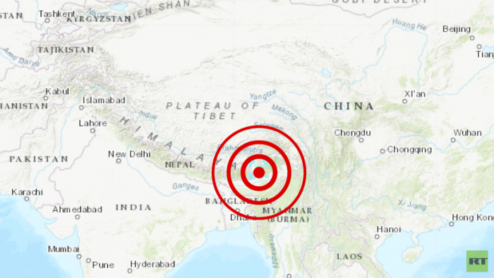  Un terremoto de magnitud 5,5 se siente en la India y el Tíbet 