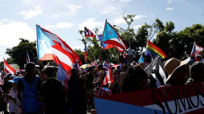 Zehntausende in Puerto Rico protestieren
