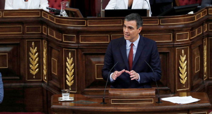  El Parlamento español vota la investidura de Sánchez 