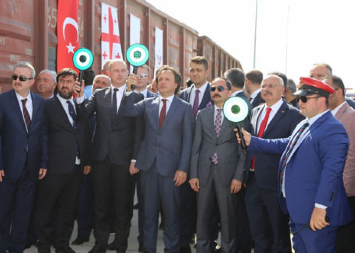 Primera carga entregada a través del ferrocarril Bakú-Tiflis-Kars de Turquía a Georgia