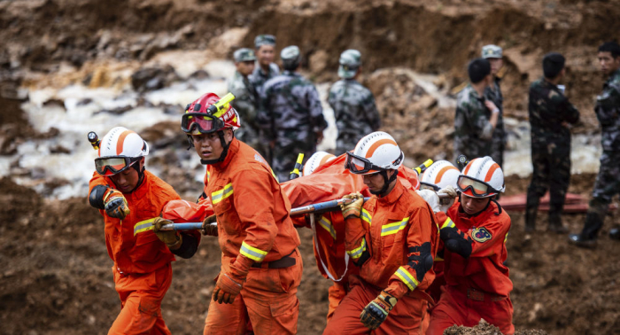 Sube el número de muertos por deslave en el suroeste de China