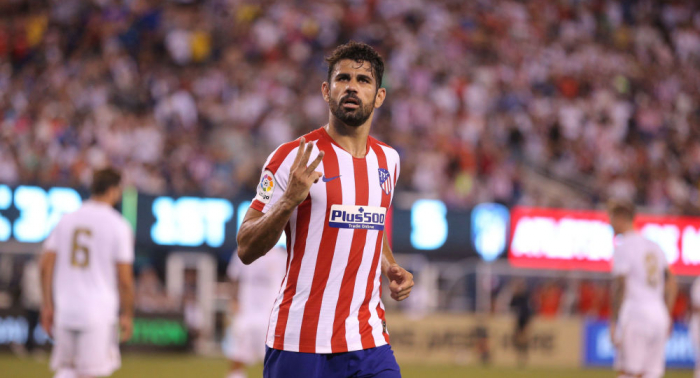 Diego Costa, carne de memes tras sus cuatro goles y expulsión en el Derbi madrileño