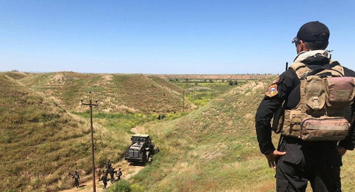 بالصور... الحشد الشعبي يدمر مضافات ومقار "داعش" في ديالى