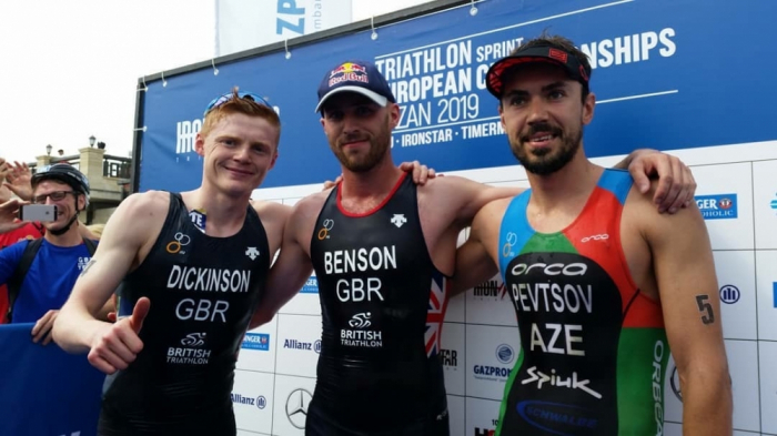 Azerbaijani triathlete wins bronze at European Championships