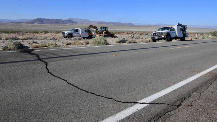  Des dégâts après un nouveau séisme en Californie  
