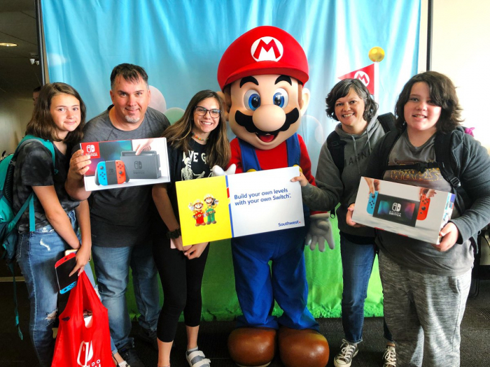 Les passagers d’un vol reçoivent une Nintendo Switch comme cadeau