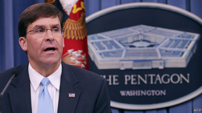Esper formally nominated to be defense secretary by White House