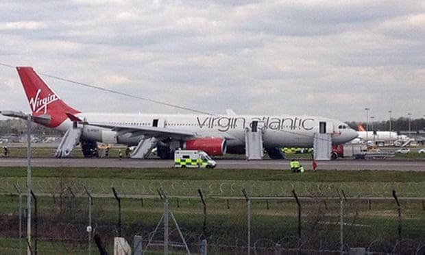 Virgin Atlantic flight makes emergency landing in Boston after fire on board