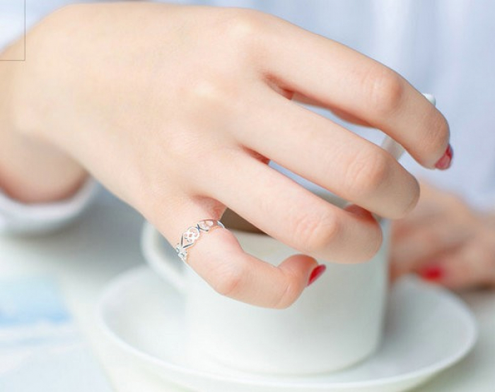 What does wearing a ring on each finger symbolize?